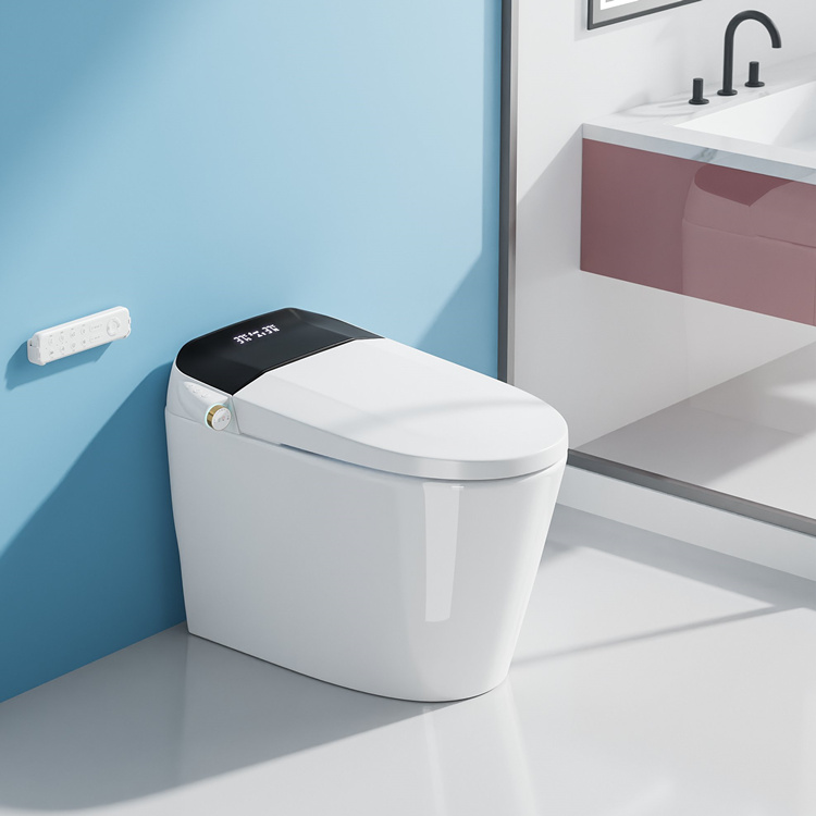 Home Bathroom Decor - Inodoro Inteligente con Sensor de Descarga