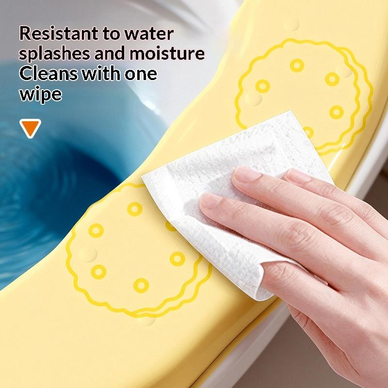 Jet Home Bathroom - Cojín impermeable para asiento de inodoro,
