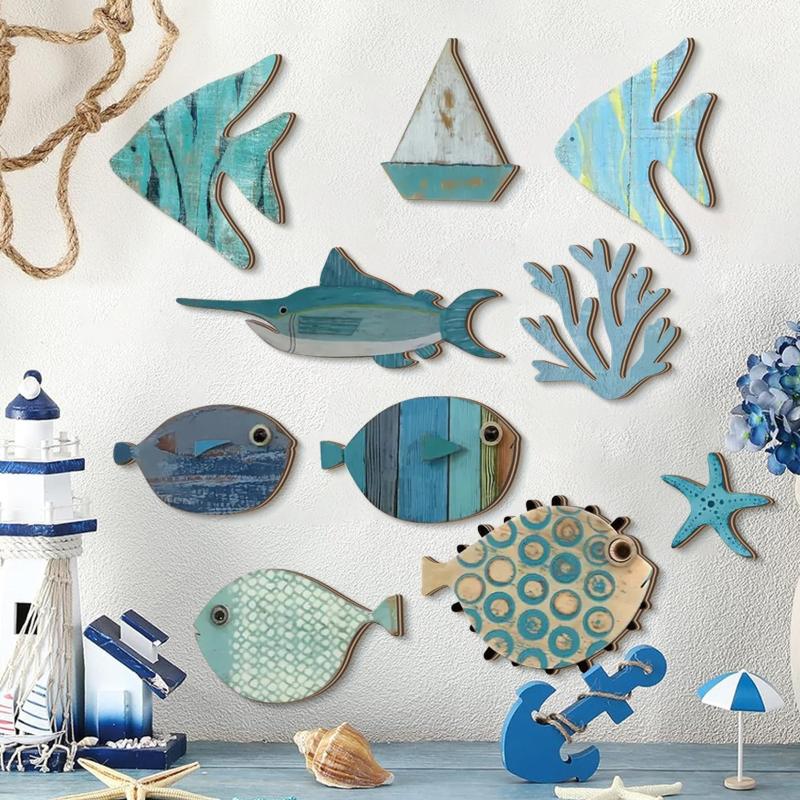 Jet Home Bathroom - Juego de 10 piezas de decoración