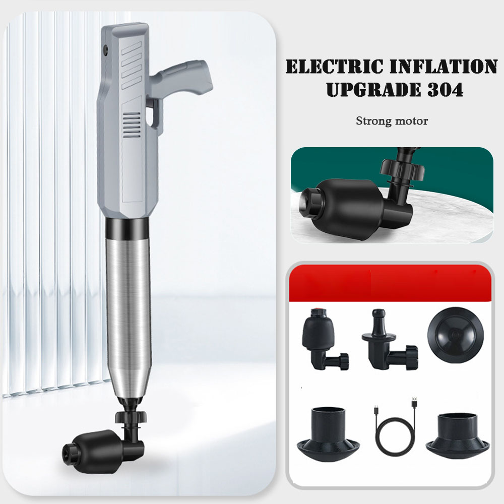 Plunger Toilet - Potente émbolo de inodoro eléctrico, drenaje