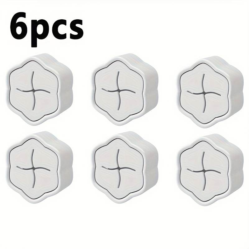 Home Office Bathroom - 6 Ganchos Adhesivos para Toallas, Sin