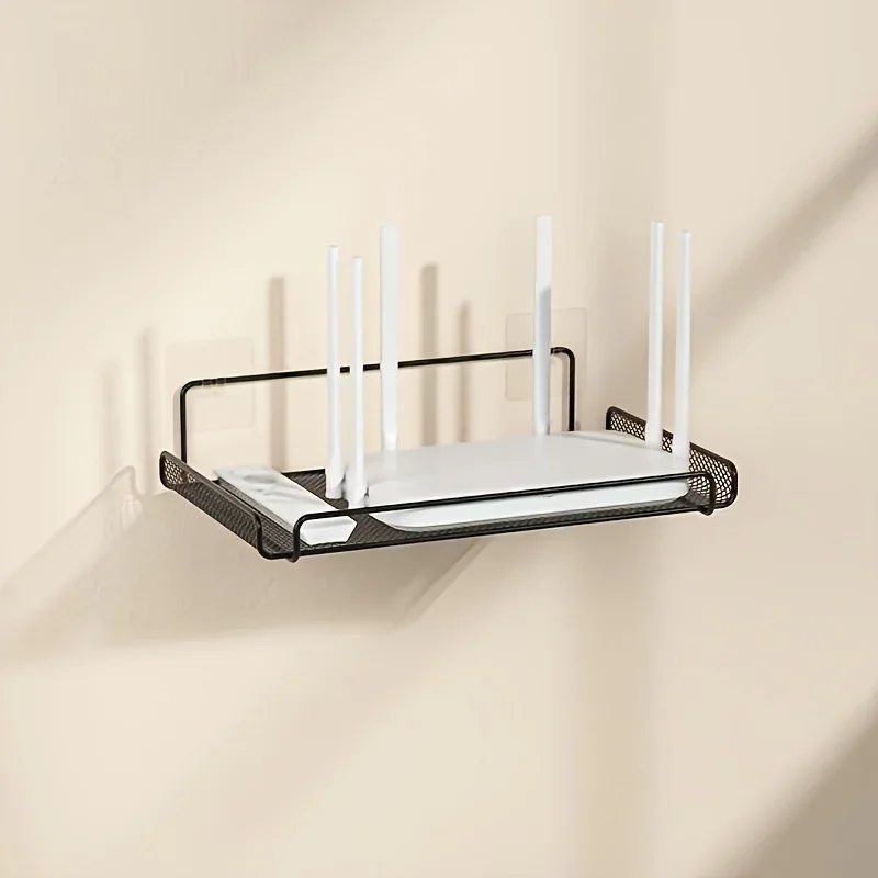 Home Office Bathroom - Estante de Acero Inoxidable para Router,