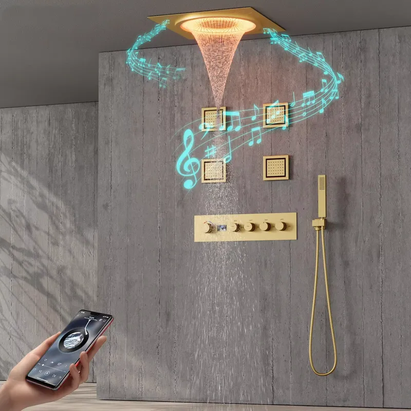 Juego de Ducha LED Inteligente - Home Bathroom Set reseña y precio