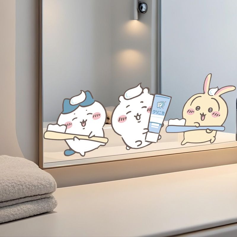 Pegatinas de Espejo Chiikawa,  - Home One Bathroom reseña y precio
