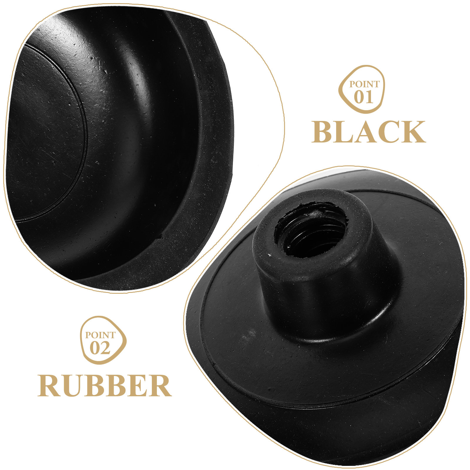 2 cabezales de goma de repuest - Plunger Toilet reseña y precio