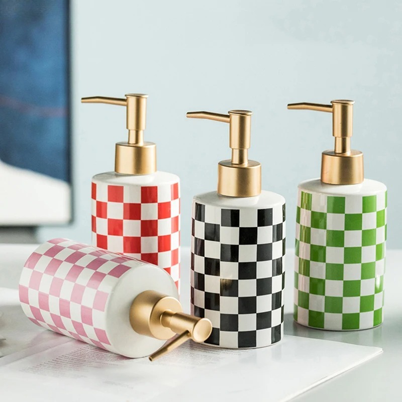 Dispensador de jabón de cerámi - Home Bathroom Pressure Pump reseña y precio