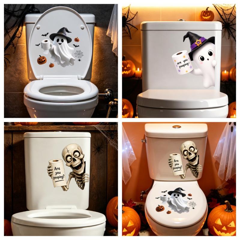 Pegatinas divertidas con diseñ - Jet Home Bathroom reseña y precio