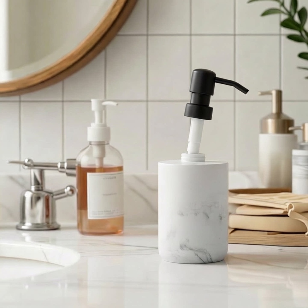 Dispensador de jabón de resina - Home Bathroom Pressure Pump reseña y precio