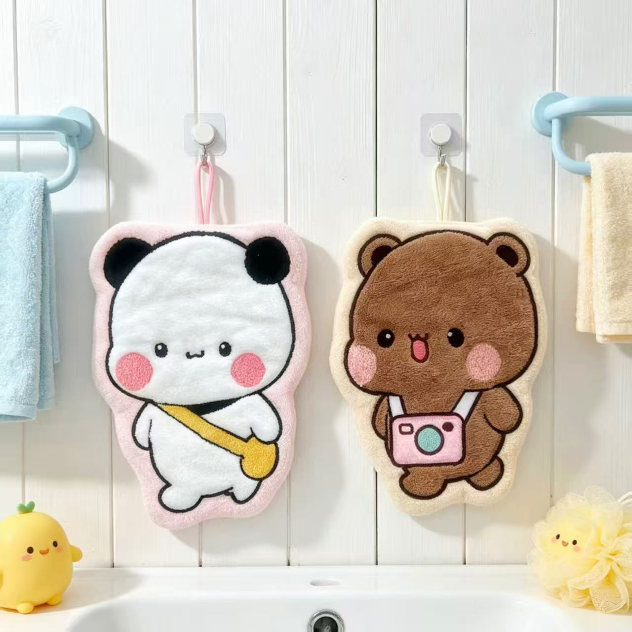 Toalla de mano con diseño de o - Home Bathroom Decor reseña y precio