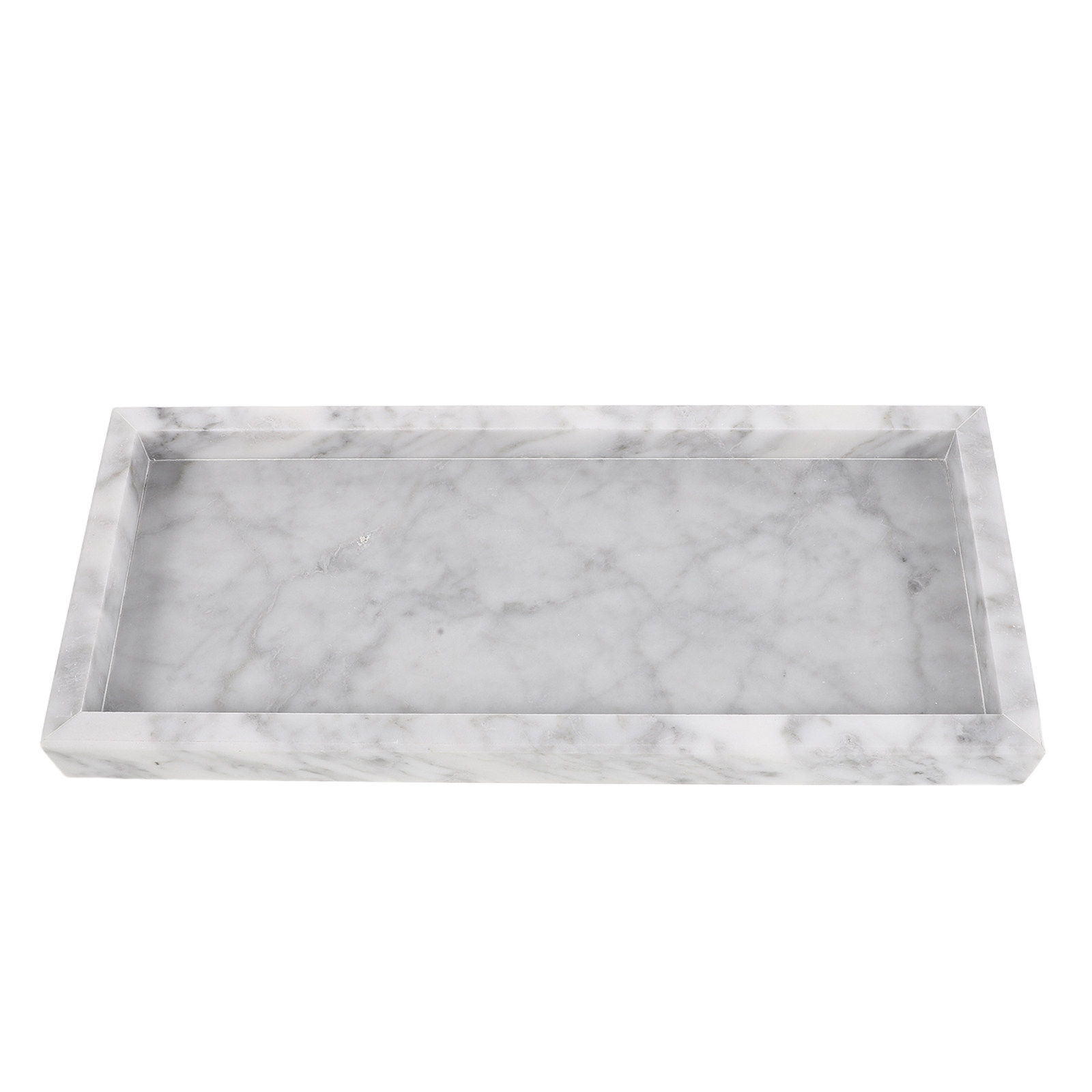 Bandeja rectangular de mármol  - Home Bathroom Decor reseña y precio