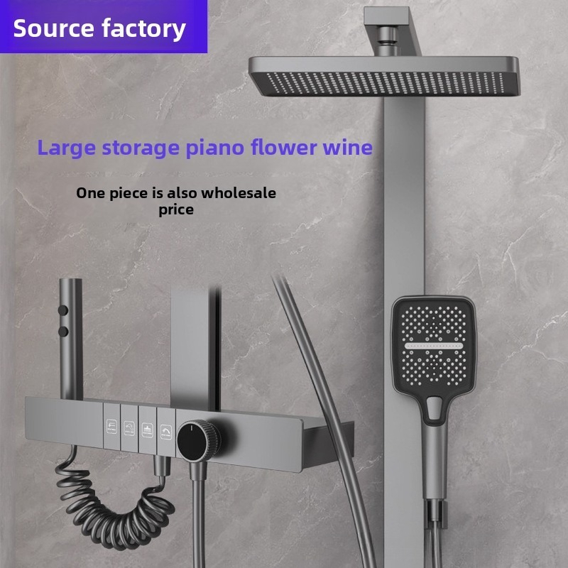 Juego de ducha digital con pre - Home Bathroom Set reseña y precio