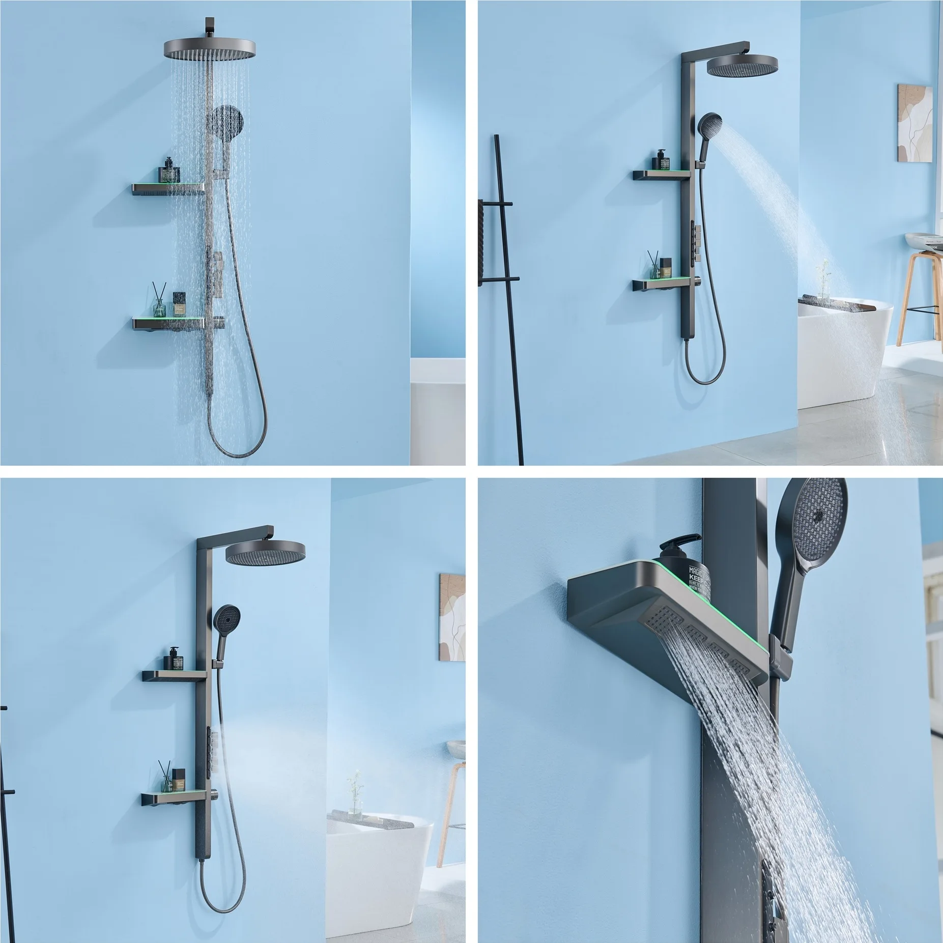 # Set de ducha con efecto lluv - Jet Home Bathroom reseña y precio