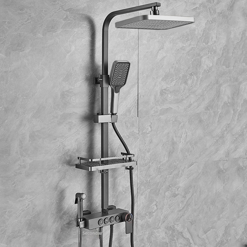 Juego de Ducha de Acero Inoxid - Home Bathroom Set reseña y precio