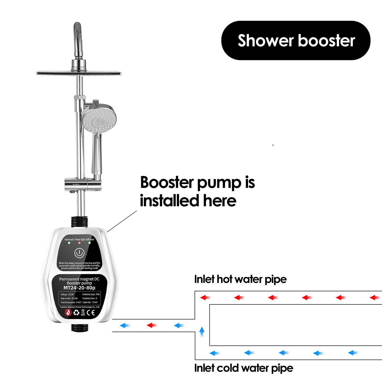Controlador automático de bomb - Home Bathroom Pressure Pump reseña y precio