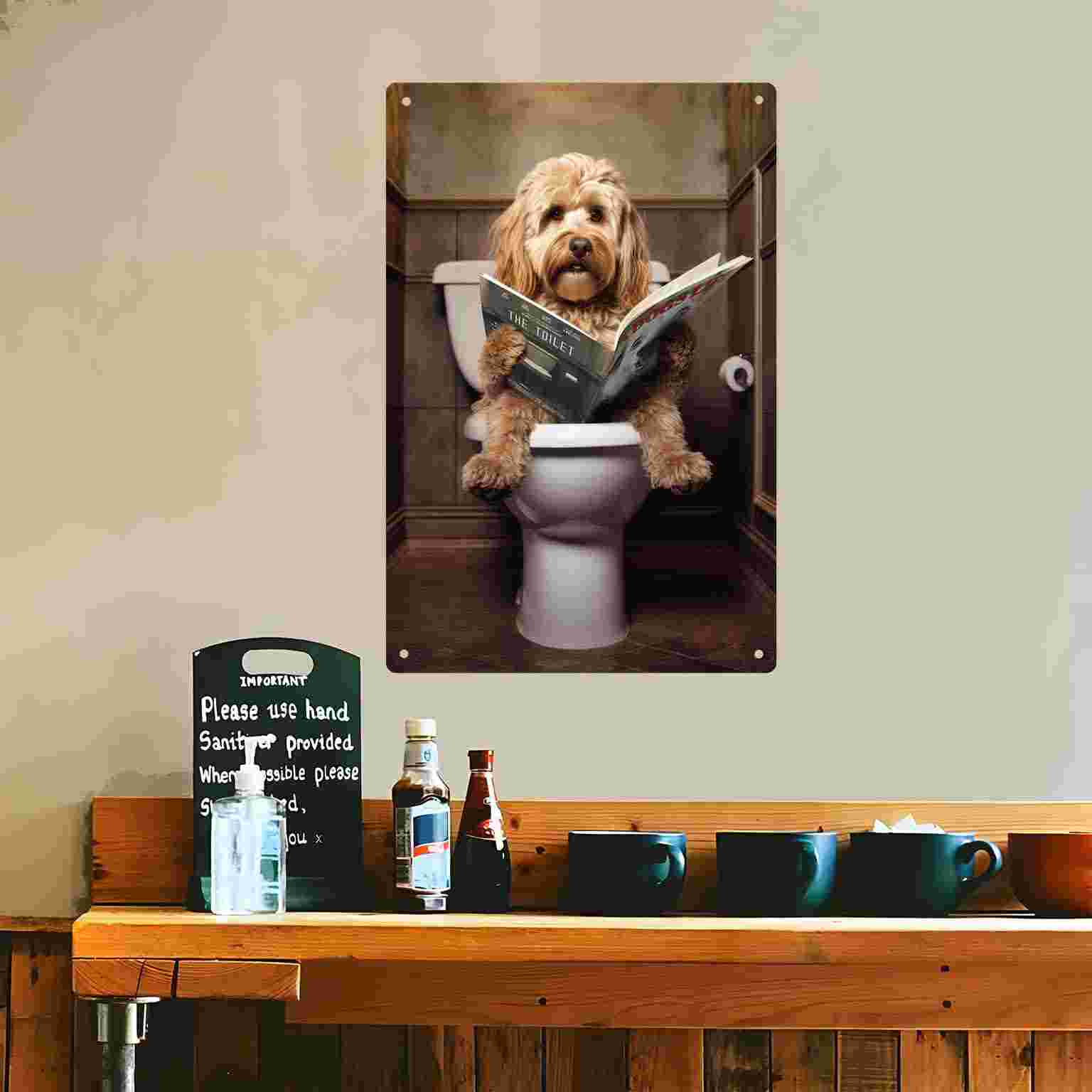 Letrero Metálico Decorativo 2D - Home Bathroom Decor reseña y precio